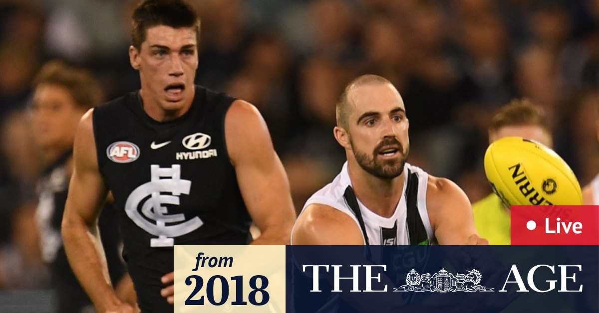AFL round 14 live scores Collingwood vs Carlton